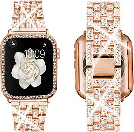 Supoix Jewelry Bling Diamond Rhinestone Case