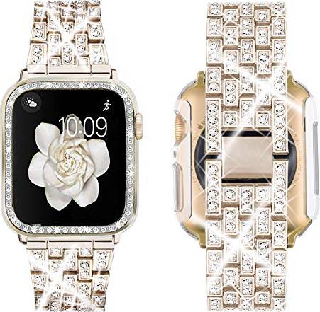Supoix Jewelry Bling Diamond Rhinestone Case