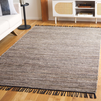 Safavieh Hand-Woven Rag Rug Multicolor, Beige