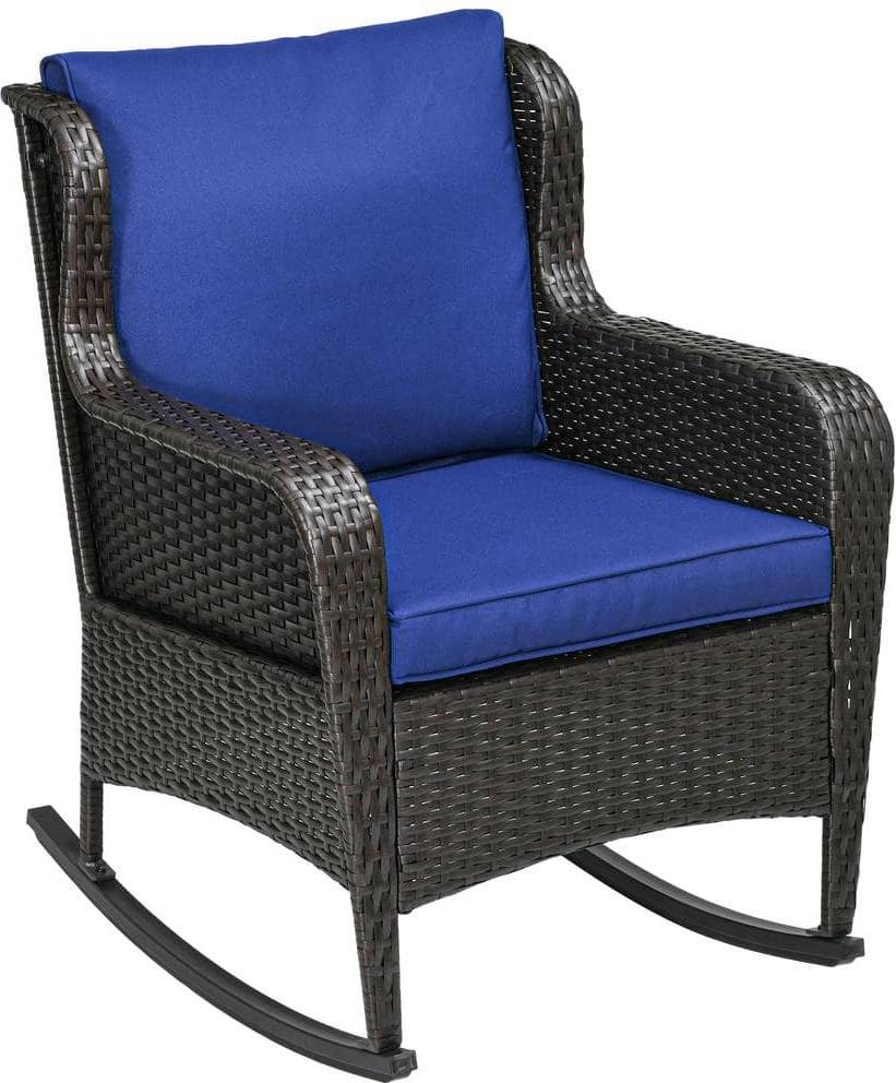 OutSunny Outdoor Wicker Rocking Chair