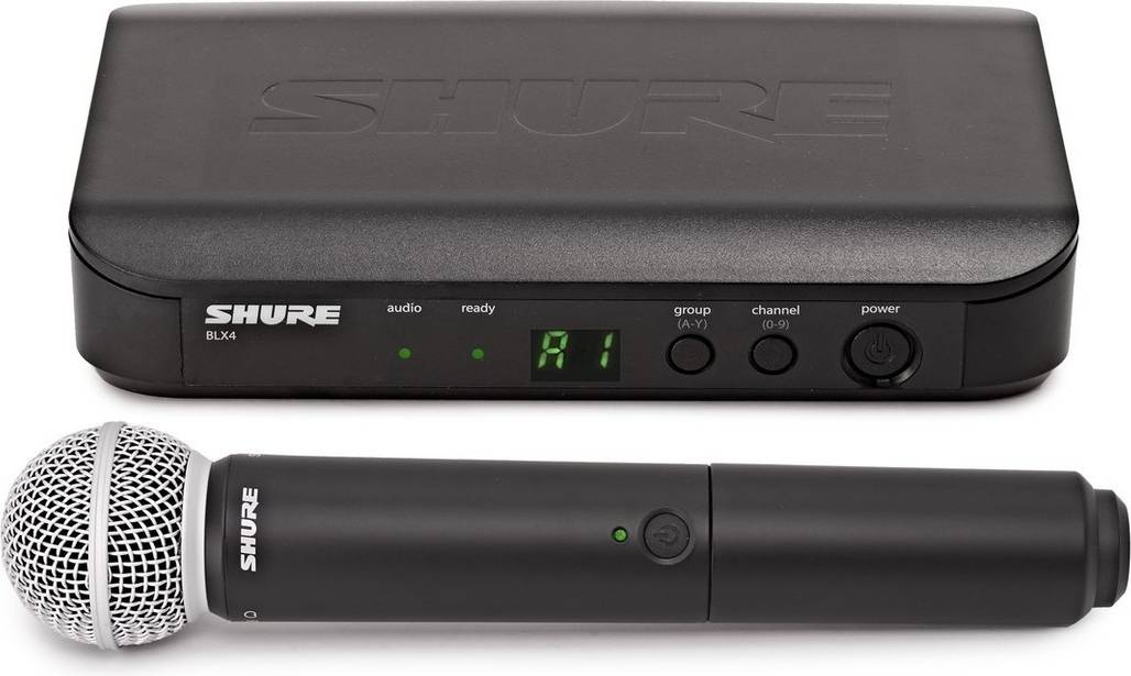 Microphone wireless Shure BLX24 SM58-T11 Handheld Wireless Microphone System