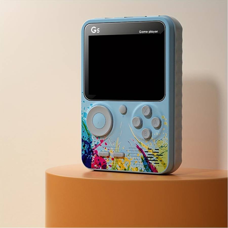 Retro Handheld Game Console - Blue