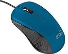 Cool Mouse USB Cablato Blu