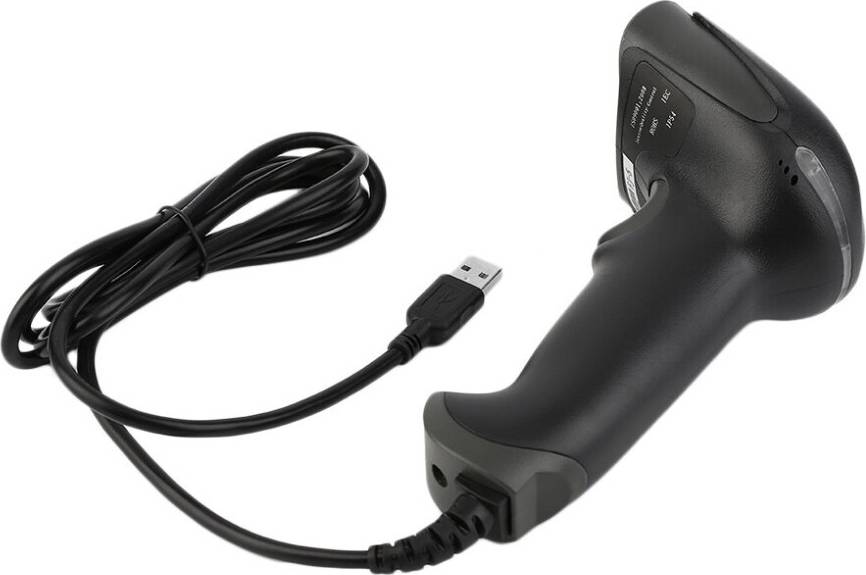 Wejoy Black/Yellow USB 2.0 Handheld Barcode Reader, Laser Bar Code Scanner for POS PC
