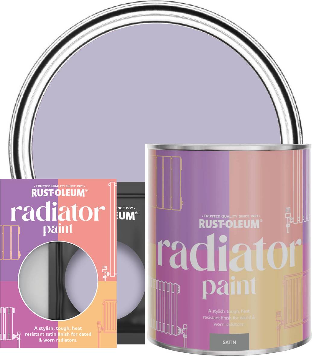 Rust-Oleum Radiator Paint, Satin Finish Wisteria Radiator Paint 0.75L