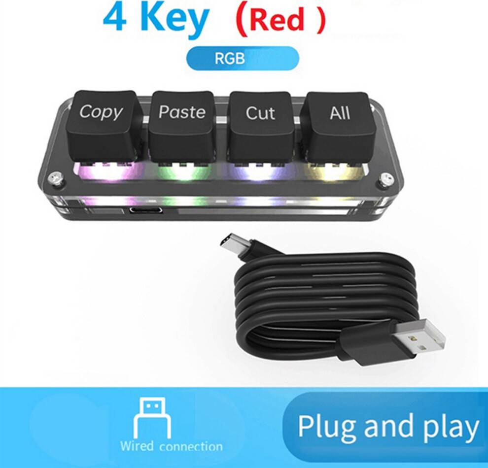 Spactz Mini 4-Key Select Copy Pad Shortcut