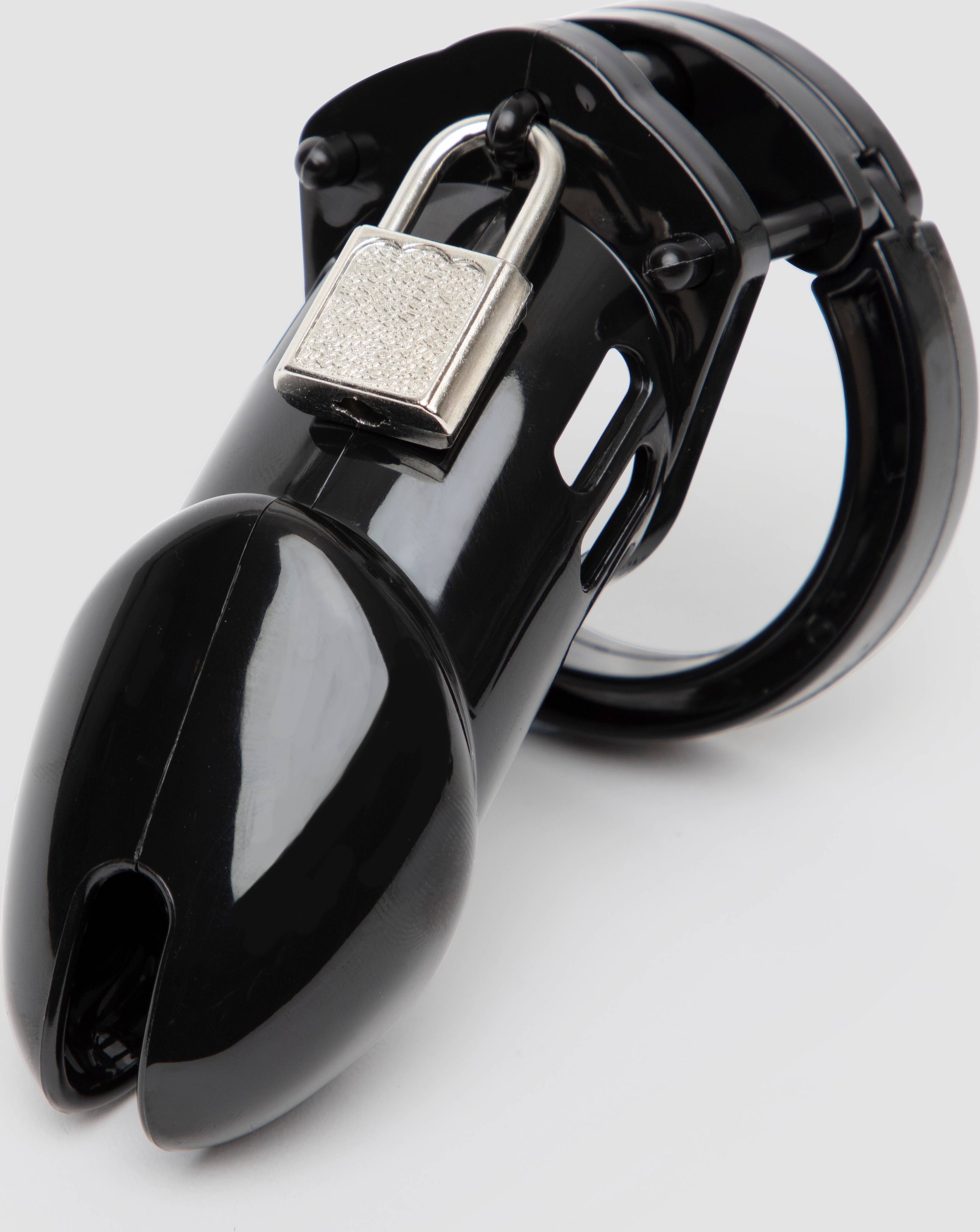 Chastity MiniX DOMINIX Deluxe Rigid Plastic Chastity Device 3 Inch Black