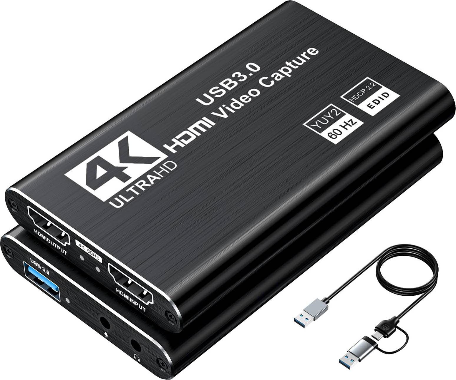 Usb video capture card XIIXMASK USB 3.0 Video Capture Card 4K HDMI Loop-Out