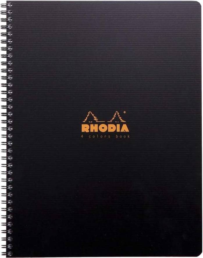 Rhodia Rhodiactive 4 Colored Edge A4+ Checked