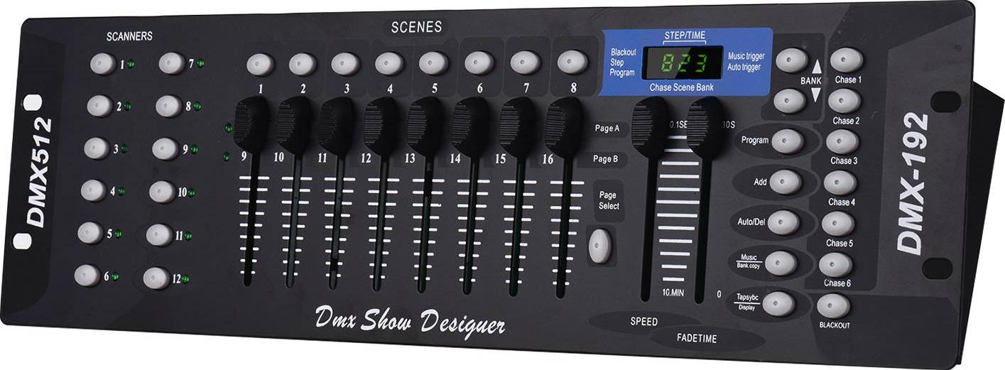 Tomtop Jms DMX512 Light Controller Console Panel 192ch Programming Function