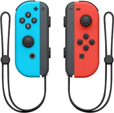 Nintendo Game Controller for Nintendo Switch Wireless Joy-Con L/R Neon Red/Blue