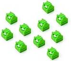 SmartKeeper Essential RJ11 Port Blockers Lock Key Mini/Grün