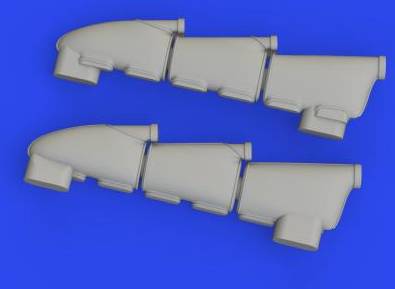 Eduard Hurricane Mk.II Auspuff Rund