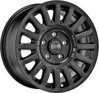 OZ Racing Rally Alloy Wheels In Matt Black With Silver Lettering Set 17x8 ET35 6x139.7