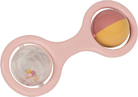 Little Dutch Ball Rattle Pink