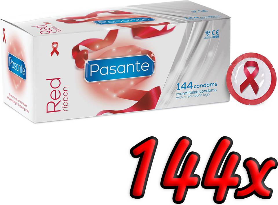 Condoms Red Ribbon 144 Units