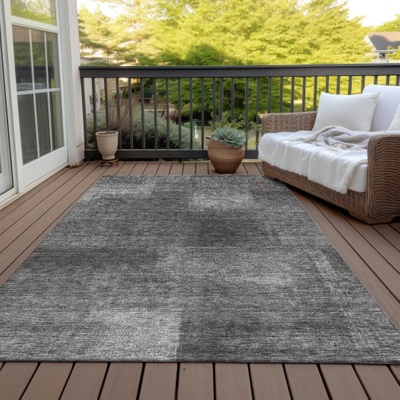 Addison Rugs Machine Washable Ombre Gray