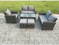 Rattan lounge Fimous 7 Rattan Outdoor Lounge Set