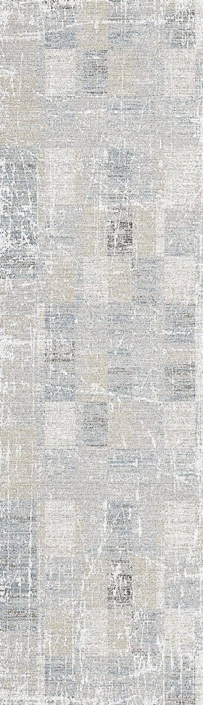 Anne Klein The Nobility Modern Geometric Rug 2.2 x 7.7 Grey
