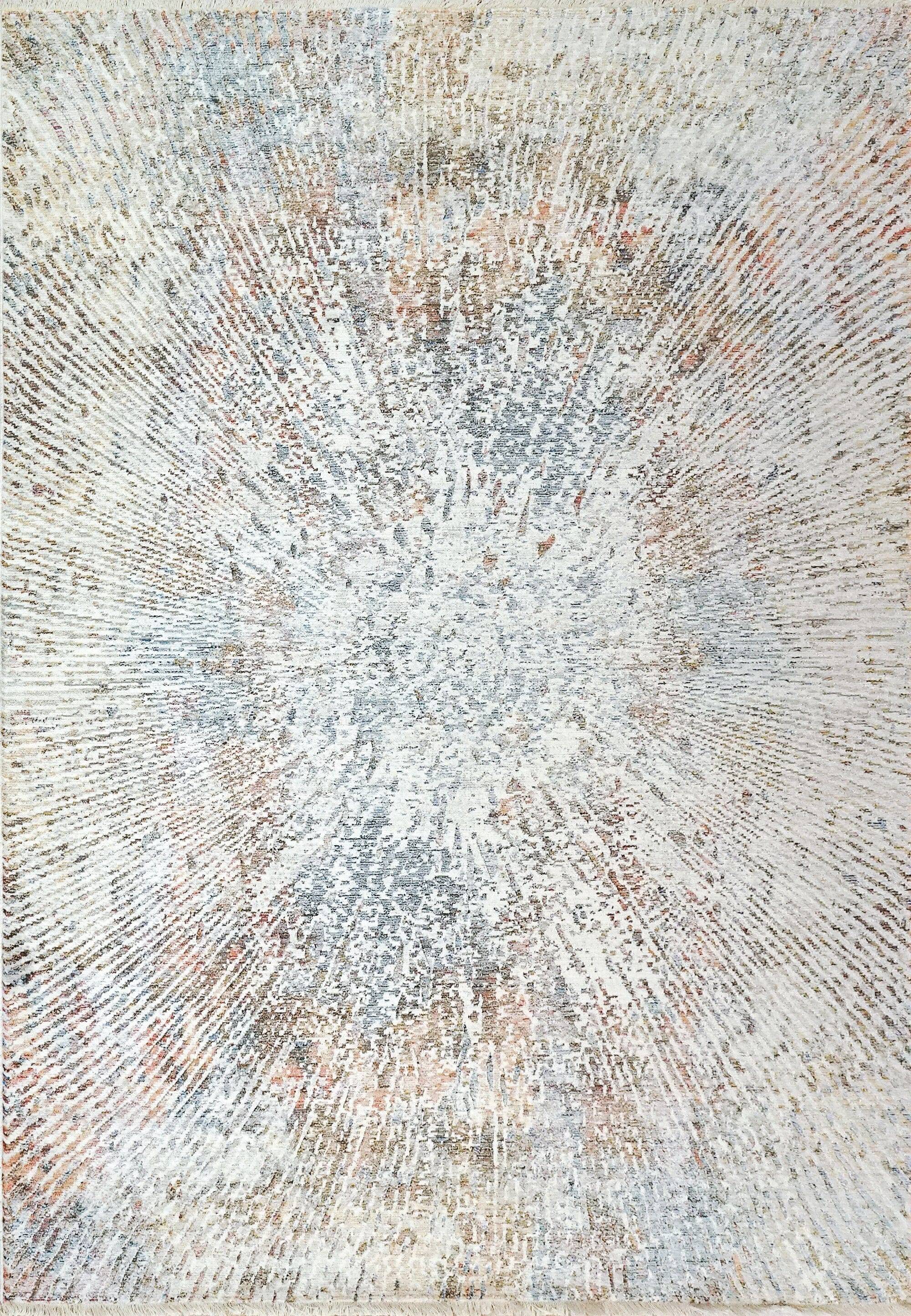 Anne Klein The Horizon Modern Rug Multi Size 5 Multicolour, Blue