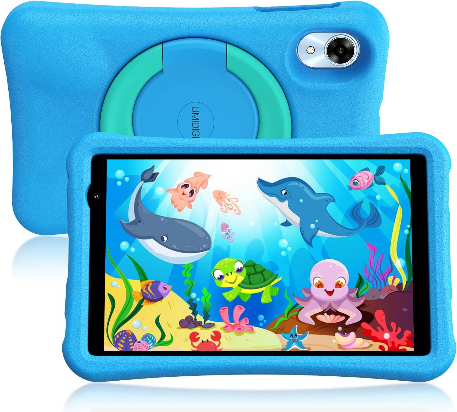 G1 Tab Mini Kids Tablet - 8 Inch, Android 14, Parental Control, Blue