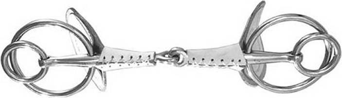 Covered Snaffle Double Driving Bit