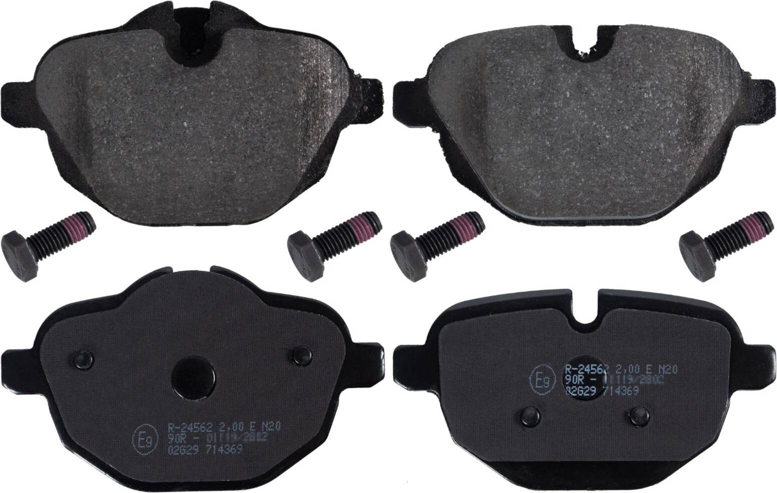 Blue Print Brake Pad set ADB114211 Rear Axle