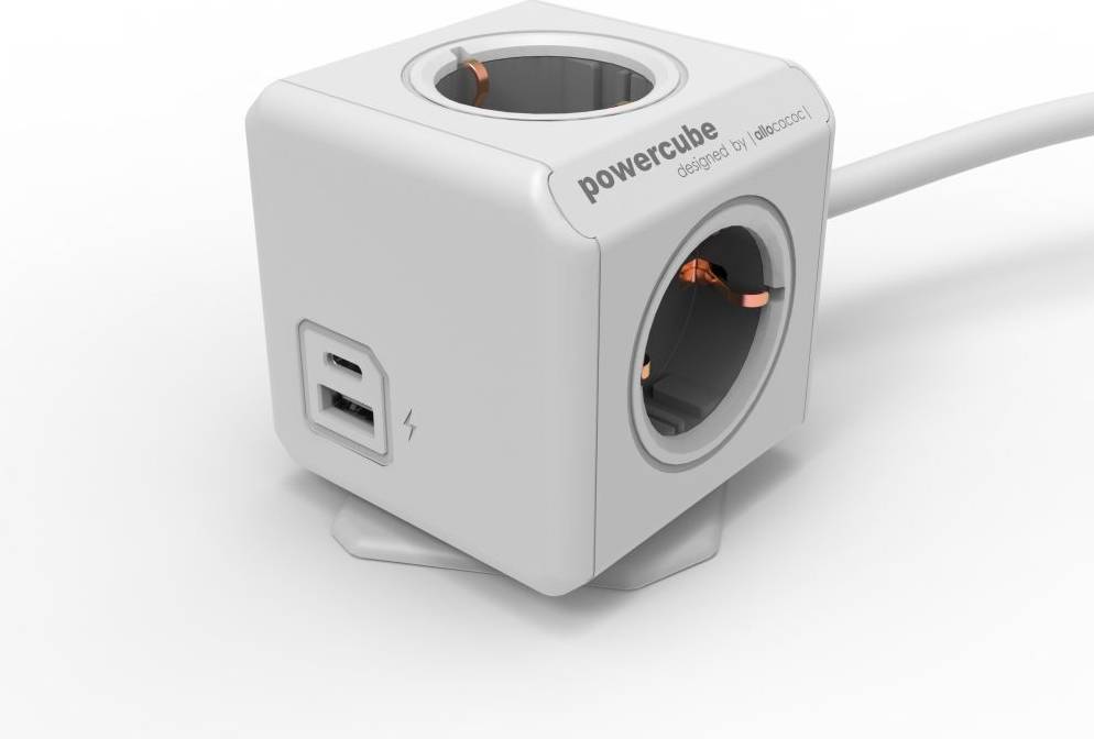 allocacoc PowerCube Extended USB AC 1.5m