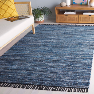Safavieh Hand-Woven Rag Rug Roely Multicolor, Blue