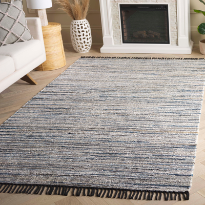 Safavieh Hand-Woven Rag Rug Roely Multicolor, Black 48x"