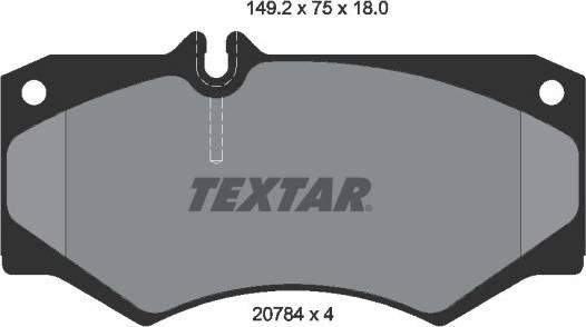 Textar Brake Pad Set