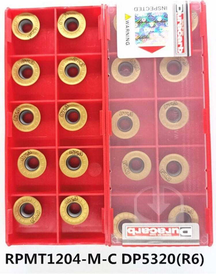Greenzech RPMT1204-M-C DP5320R6 Milling Blade Large R0.8 R5 R6 Small R0.8 Milling Cutter CNC Carbide Milling Insert