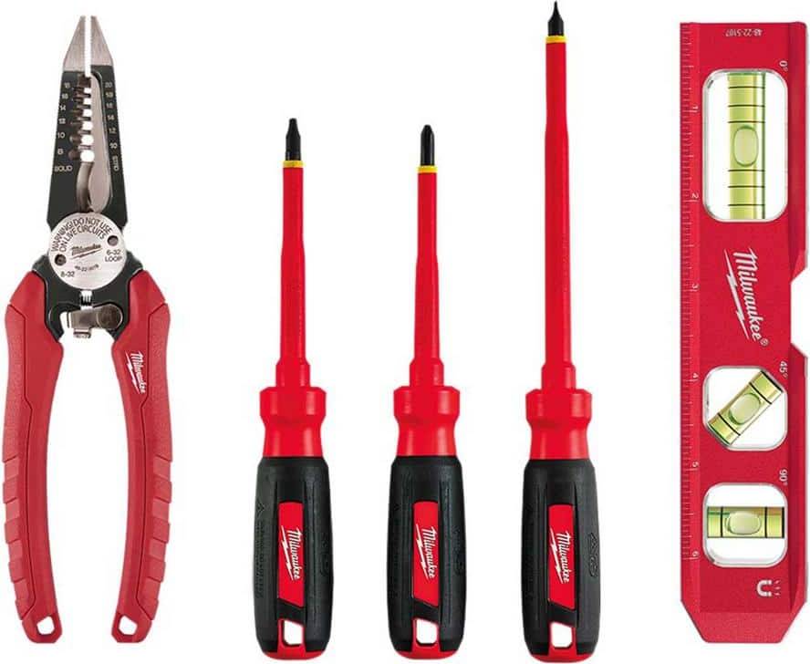 Milwaukee tool set Milwaukee 5-Piece Hand Set Tool Kit