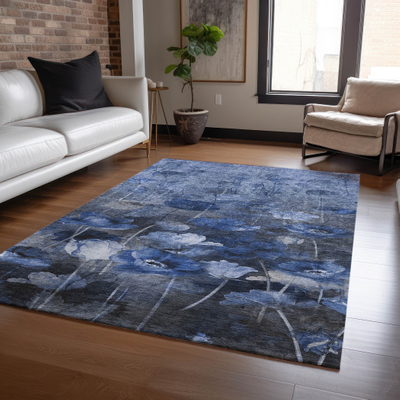Addison Rugs Machine Washable Blue