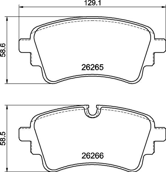 Brembo Brake Pad Rear P85185