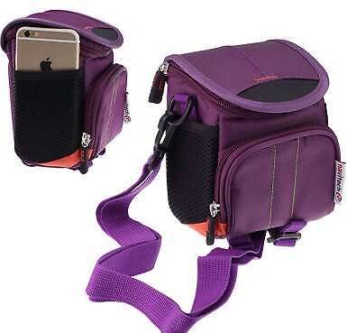 Vlogging camera Navitech Purple Digital Vlogging Camera