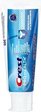 Fluoride Clean Mint Toothpaste 2.6 oz