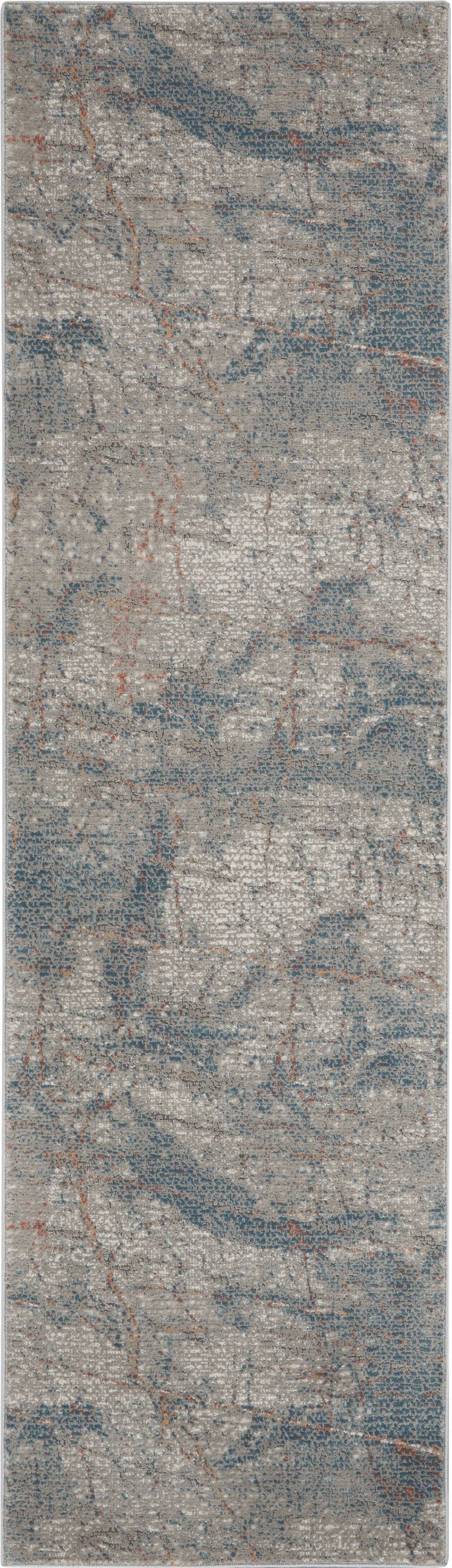 Nourison Rustic Textures RUS15 Abstract Rug 282x389 cm Grey