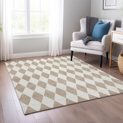 Addison Rugs Machine Washable Beige