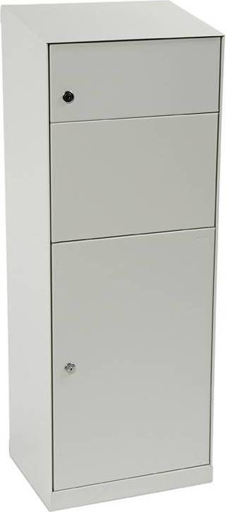 MEFA Maple Parcel Box 662 Ruko Lock - White/Aluminium
