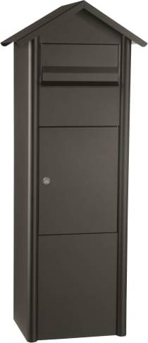 MEFA Pine Parcel Box 485 Ruko Lock - Black