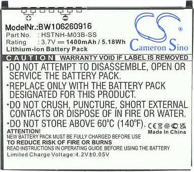 VHBW Batteria Per Hp Ipaq Rx37xx-serie Rx3715 Rx3700 Rx3710