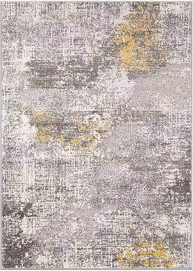 World Rug Gallery Prague Distressed Yellow