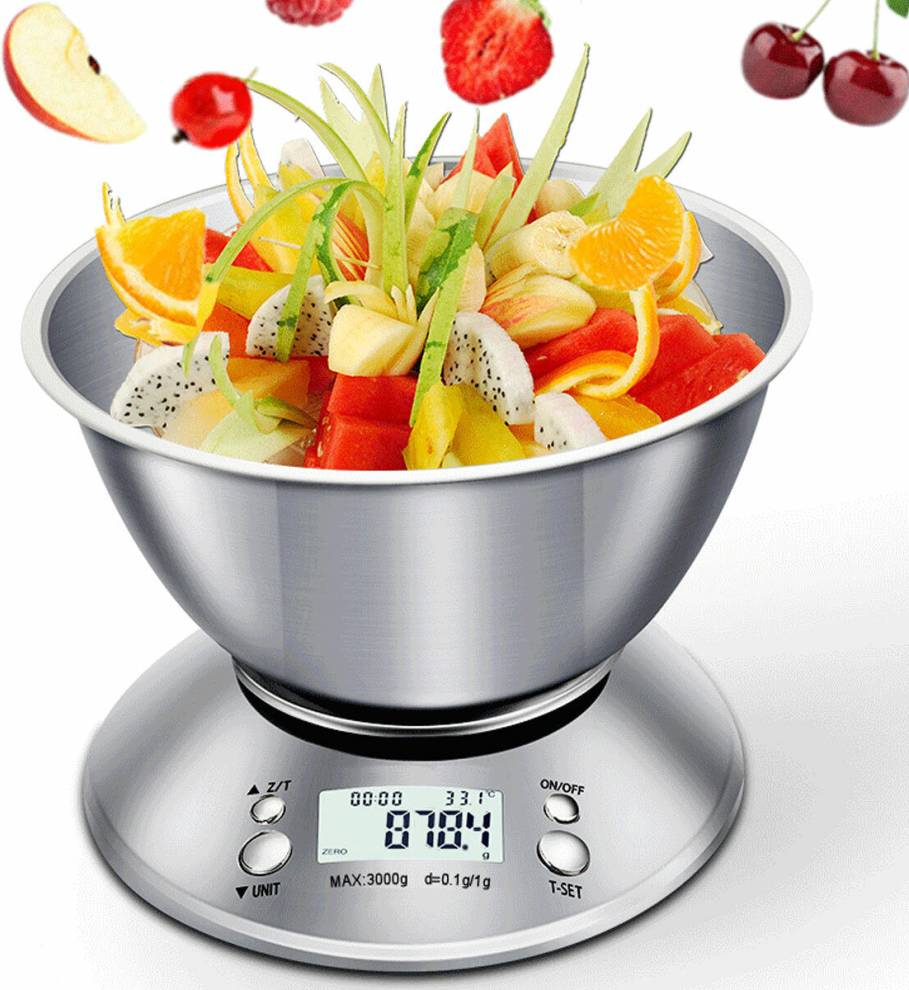 Greenzech Digital Kitchen Scale Display Precision Removable Kitchen