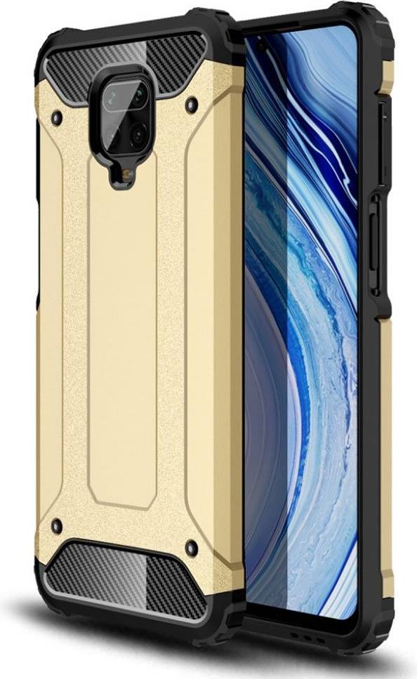 Xiaomi redmi note 9 pro Xiaomi Armour Guard Case Redmi Note 9 Pro Max Gold