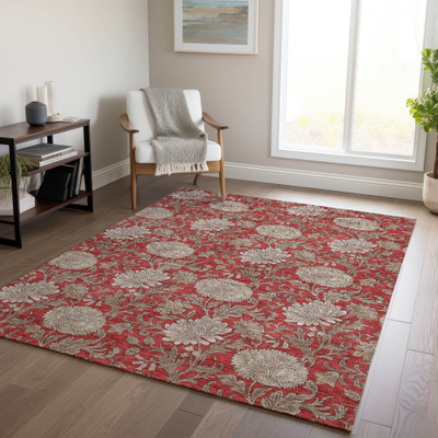 Addison Machine Washable Red