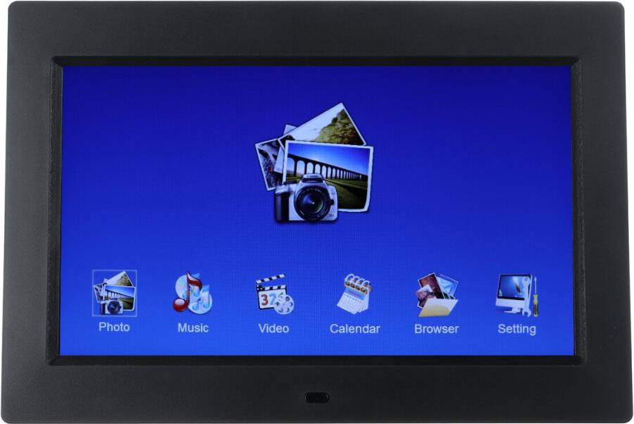 10.1 inch Multifunction Photo Frame 1024x600 Resolution Album Calendar