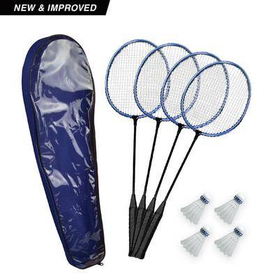Poolmaster Deluxe Swimming and Backyard Badminton Racket and Birdie Set