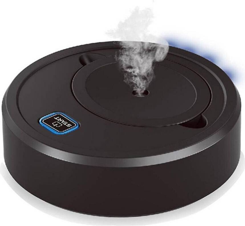 HKHBJS Automatic Sweeping Robot Air Humidifier In One,black