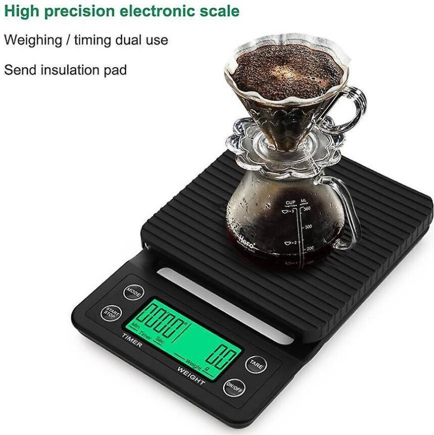 HKHBJS Drip Coffee Scale With Timer
